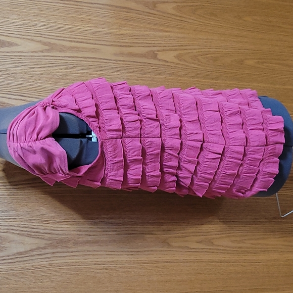 AGB - Pink Ruffle Top (Ladies Medium) - Picture 9 of 11
